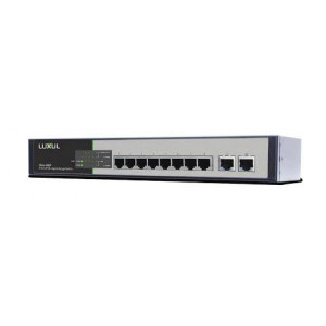 LUXUL Luxul - 10-Port/8 PoE+ GbE Managed Switch