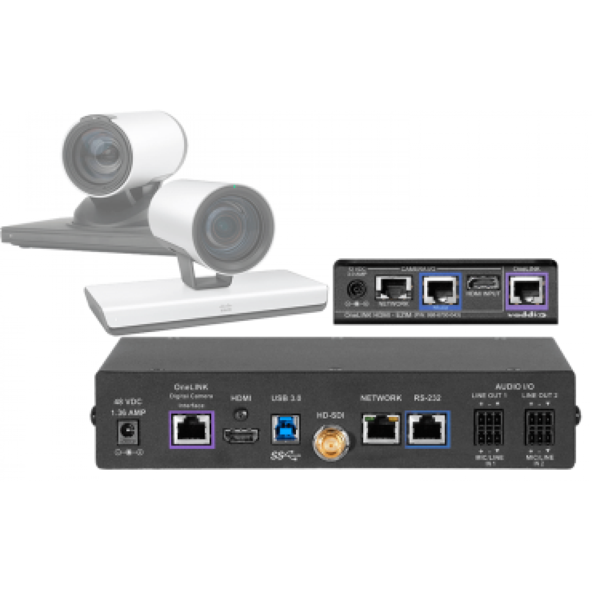 onelink bridge for vaddio hdbaset cameras