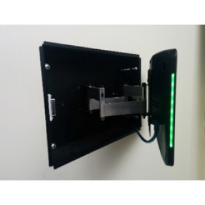 CONCIERGE 10.1" Flush Wall Mount - Black Perspex
