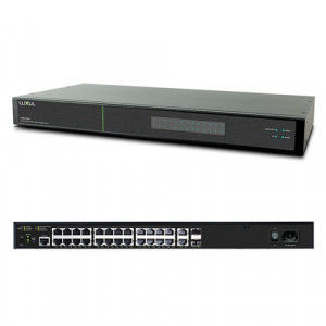 LUXUL Luxul - AV SERIES 26-Pt/24 PoE+ GbE Mgd Switch