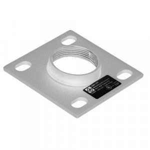 CHIEF 4" CEILING PLATE W 1 1/2" NPSM - WHITE